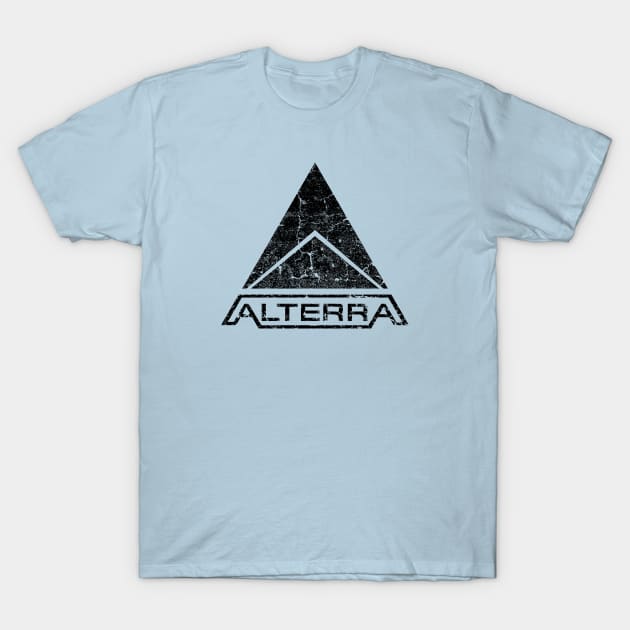 ALTERRA subnautica black logo T-Shirt by FbsArts